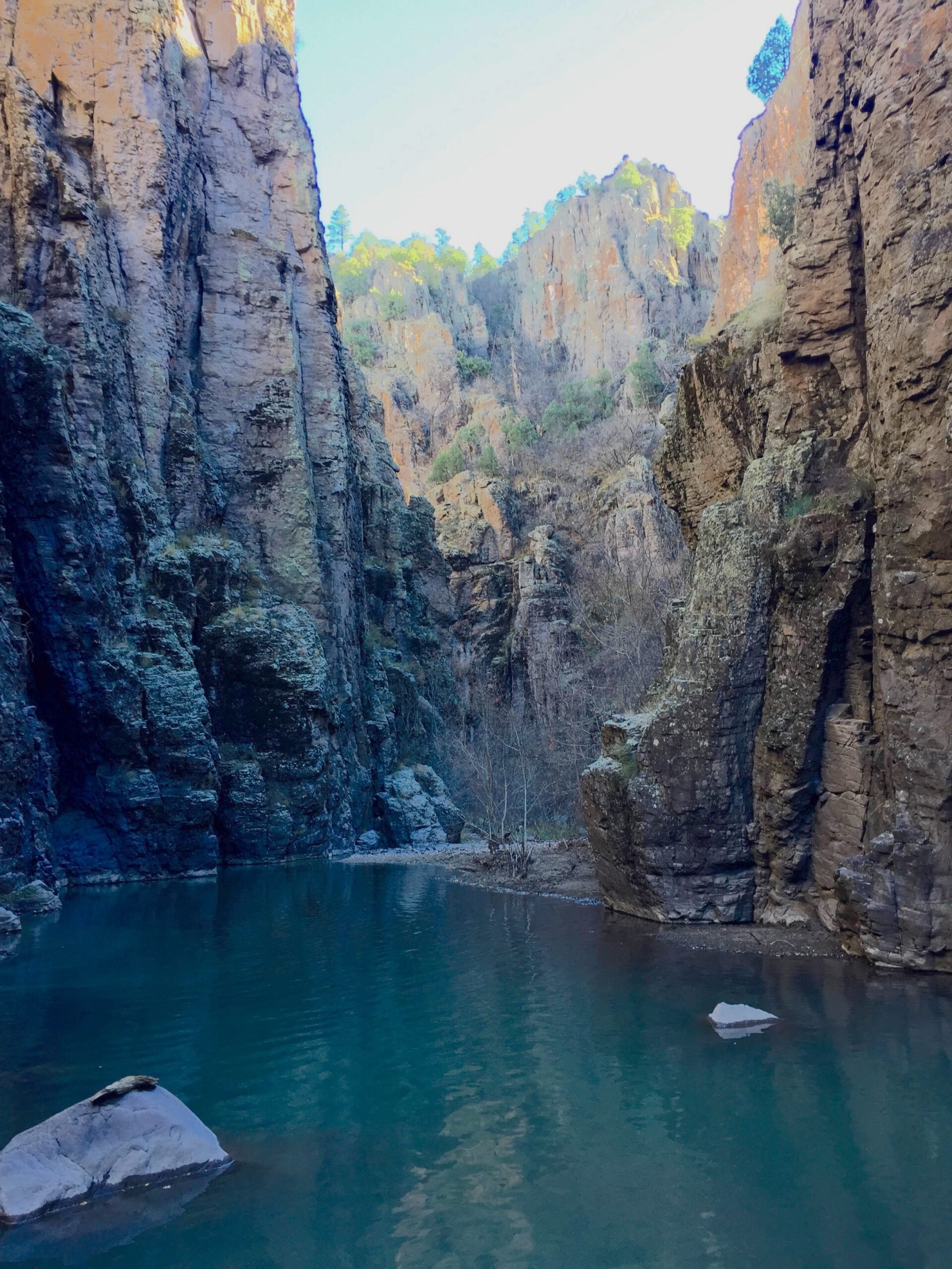 San Francisco River flowing through Upper Frisco Box