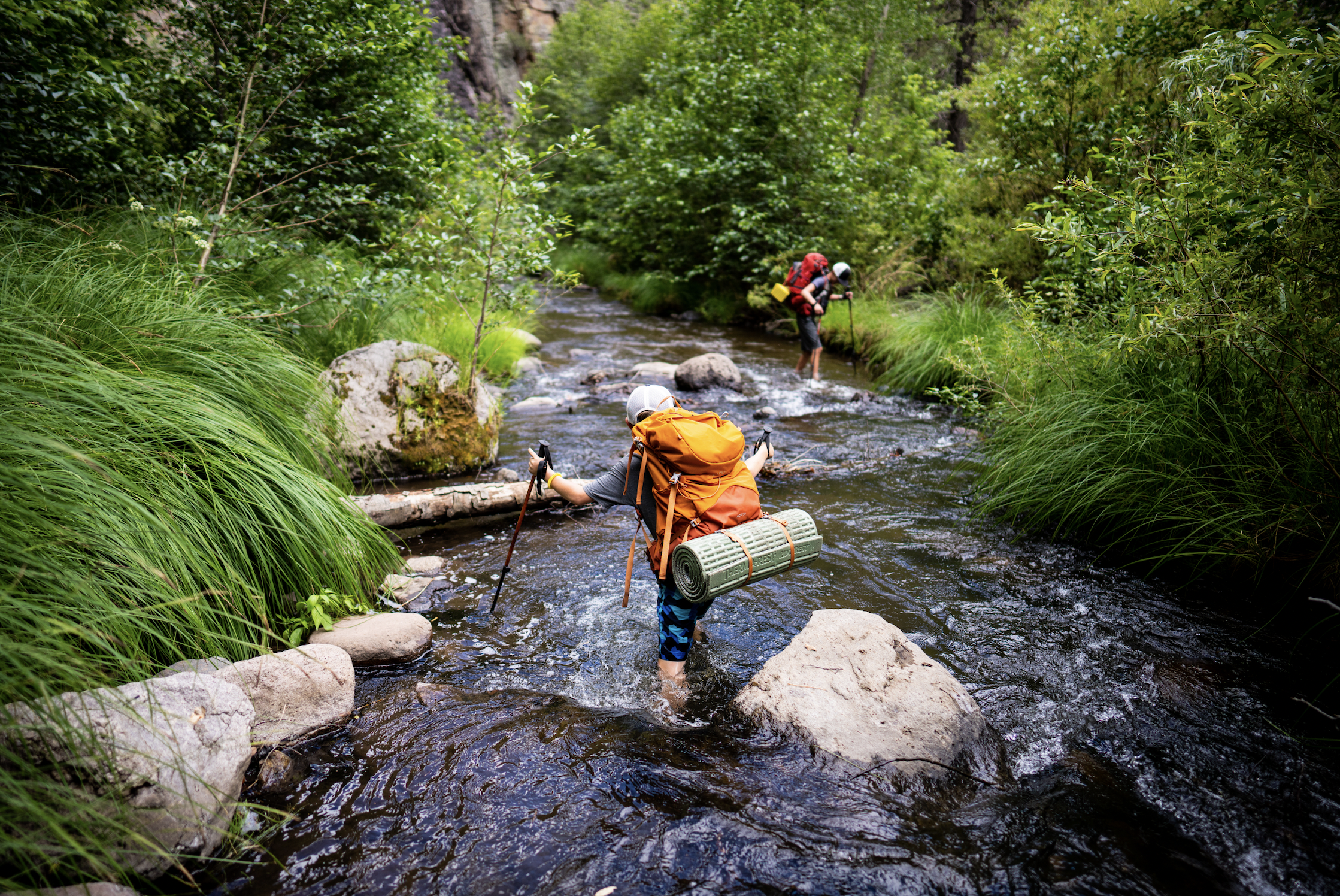 Gila River Wilderness Run flowing through canyon