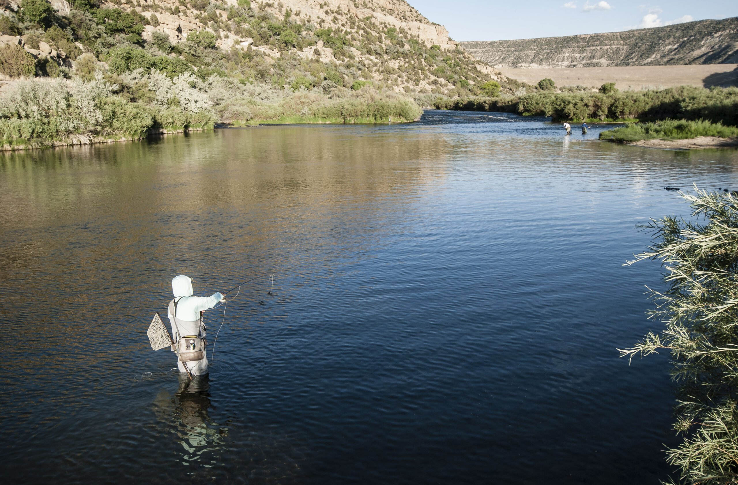 Shiprock formation visible from the San Juan River