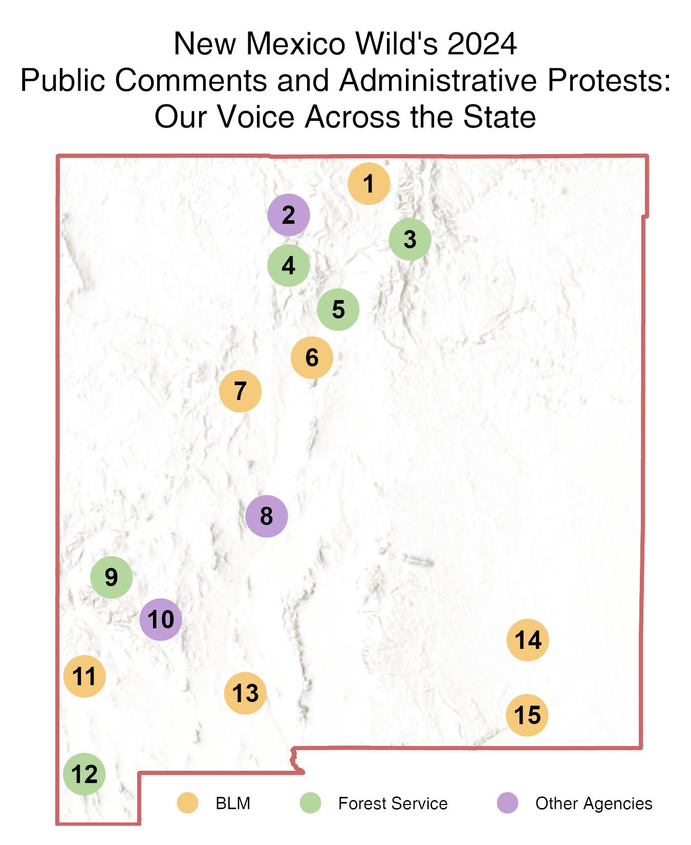 New Mexico Wild’s 2024 Public Comments and Administrative Protests: Our Voice Across the State