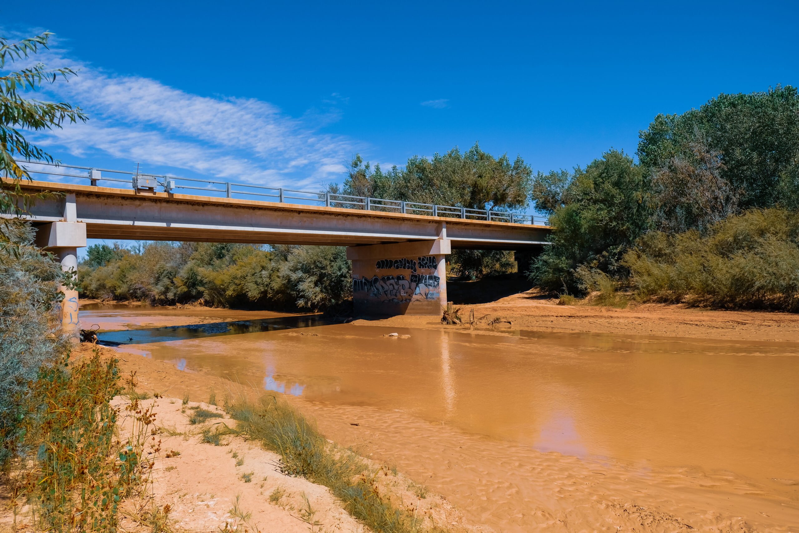 Rio Grande flowing through Escondida section