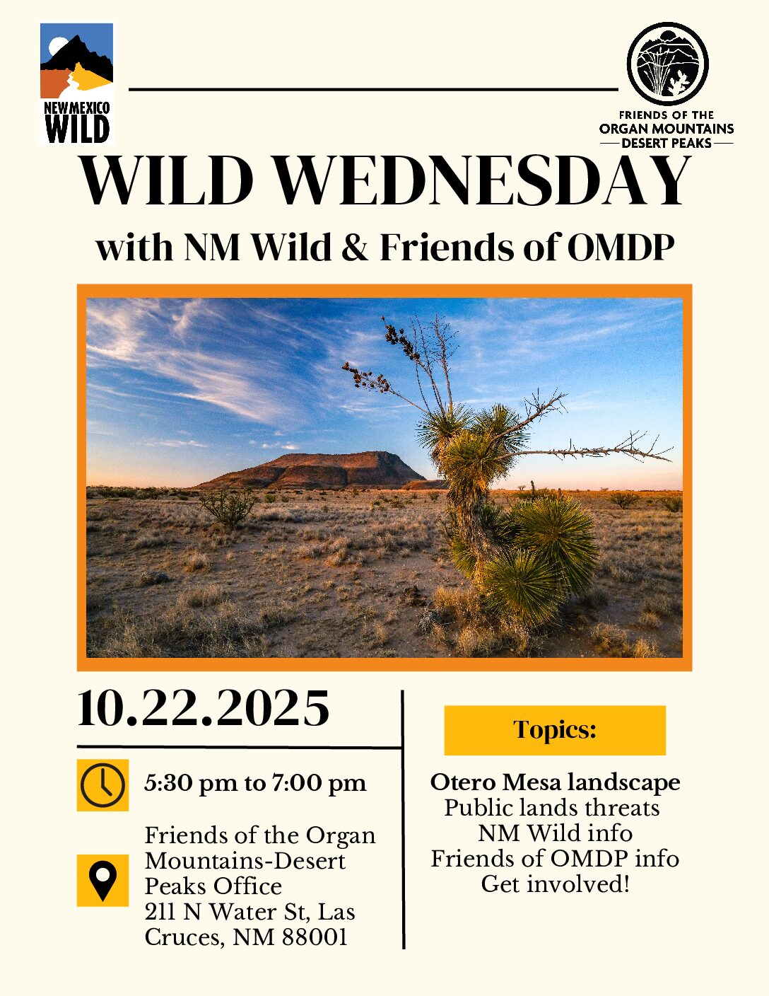 Otero Mesa Information Session