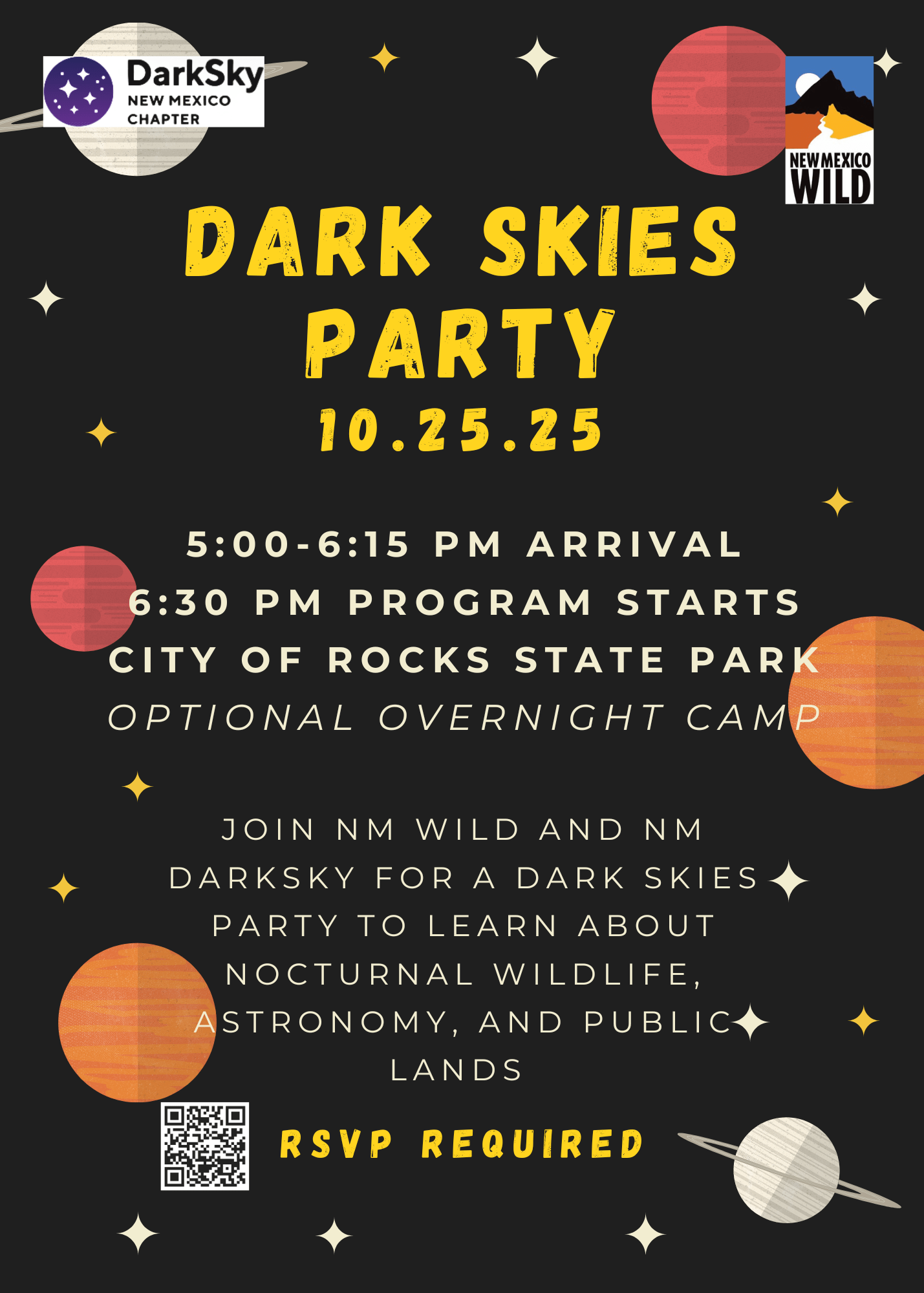 (Full) Dark Skies Party