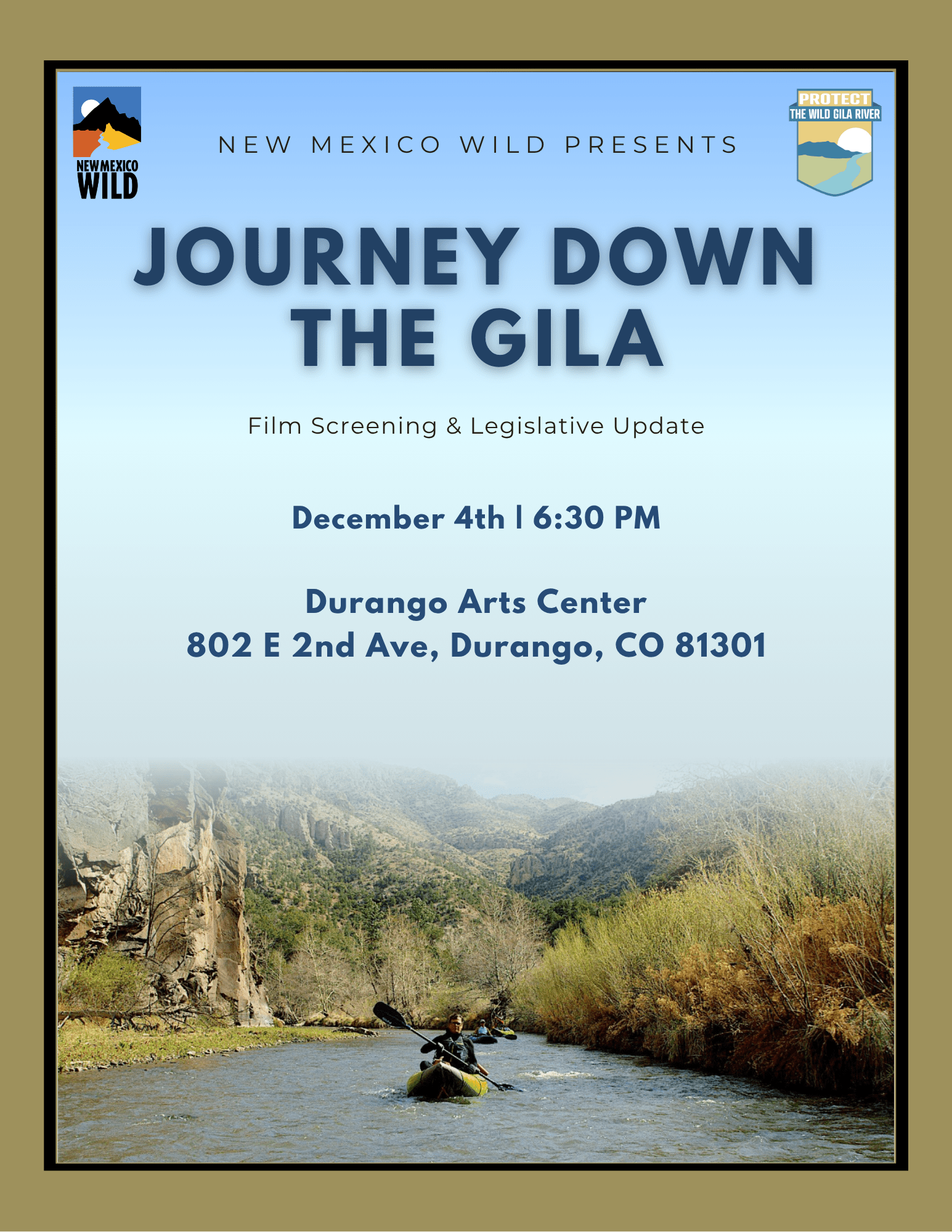 Journey Down the Gila Film Screening
